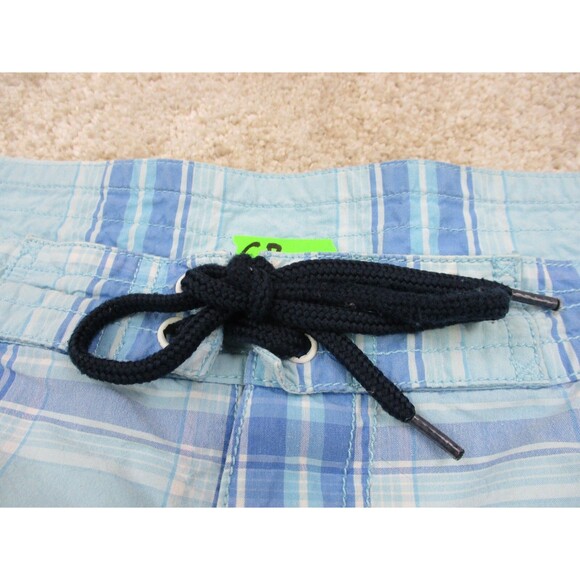 Vineyard Vines Swim Trunks Men 34 Blue Plaid Preppy Bathing Suit Board Shorts * - Picture 6 of 14